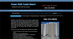 Desktop Screenshot of oceanwalkflorida.com